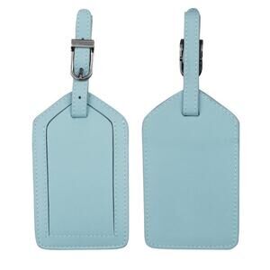 Leather Luggage Tag | Chambray